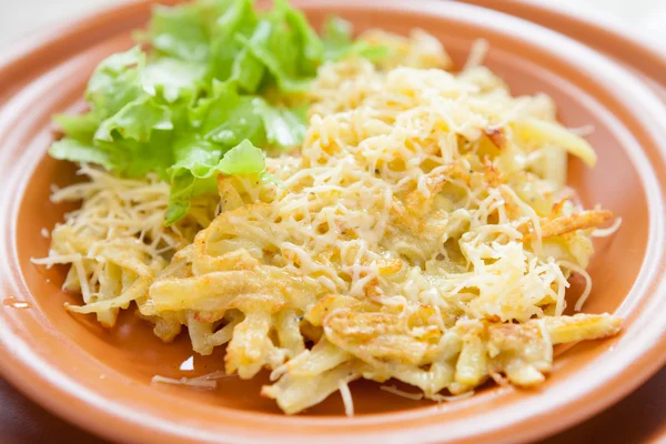 Panqueques de patata con queso — Foto de Stock