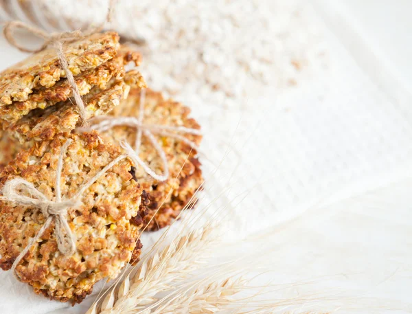 Cookies gjort?? från havregryn — Stockfoto