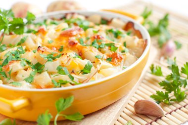fırında patates peynir - aromalı muhallebi