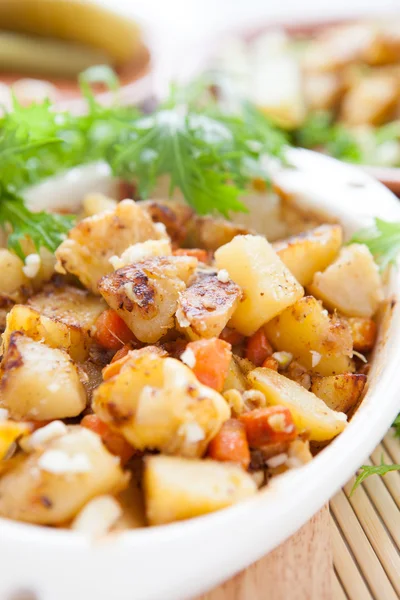 Patate in umido e carote — Foto Stock