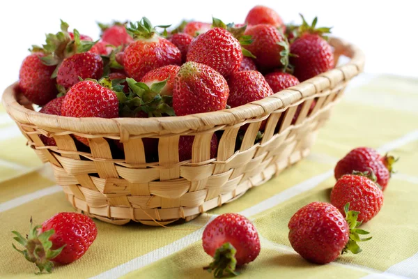 Many of ripe strawberries — Stock Photo, Image