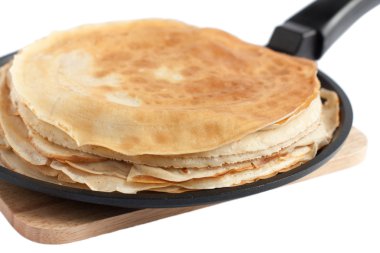 bir tavada ince süt krep