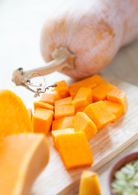 kabak, tohum, tahta parçaları