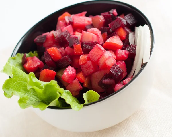 Winter Russian salad - Russian salad — Stock Photo, Image