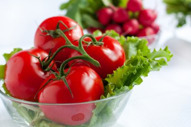 büyük, sulu taze domates