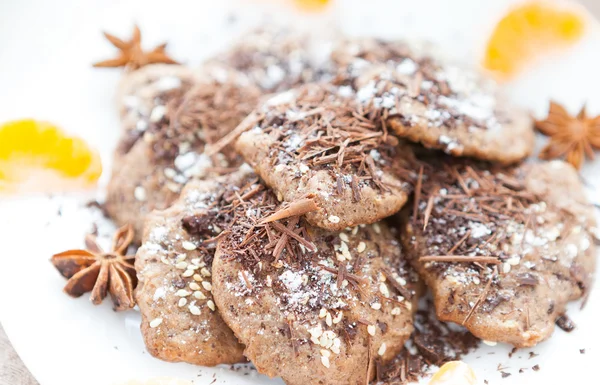 Homemade chocolate chip cookies — Stock Photo, Image