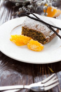 Haşhaşlı tatlı portakal ile