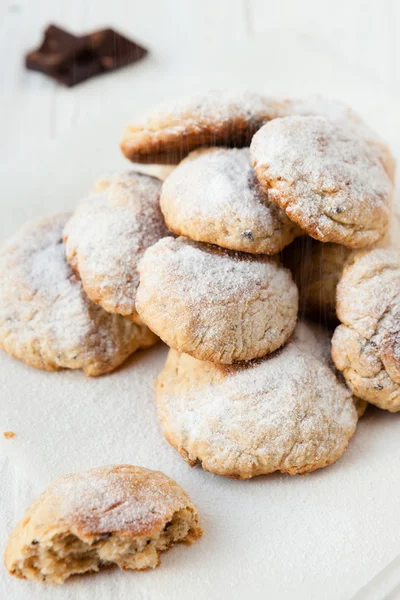 Bunch of homemade shortbread cookies — Stock Photo, Image