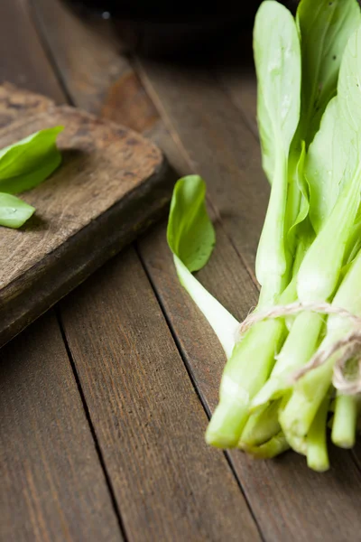 Unch of fresh green Chinese cabbage — Stock Photo, Image