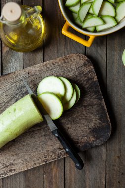 taze kabak içinde pişirme işlemi