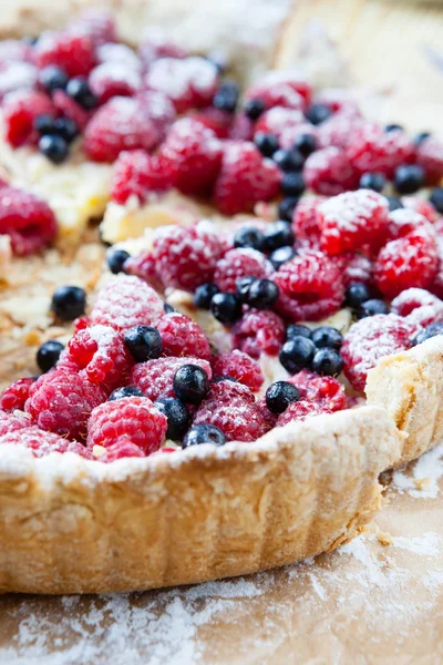 Musim panas berry tart — Stok Foto