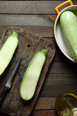 taze kabak içinde pişirme işlemi