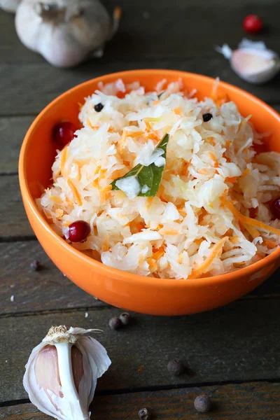 Crispy and juicy sauerkraut — Stock Photo, Image