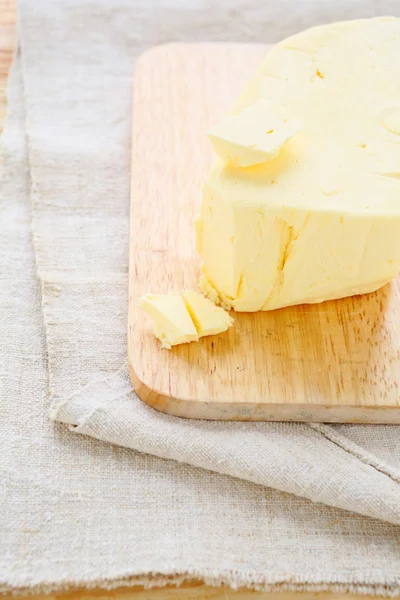 Piece of home-made butter — Stock Photo, Image