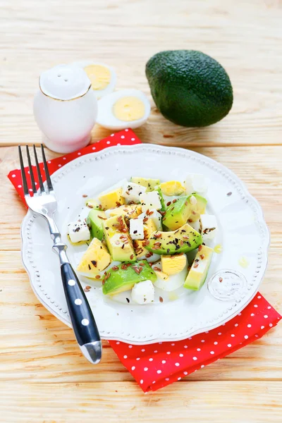 Insalata di avocado e feta — Foto Stock