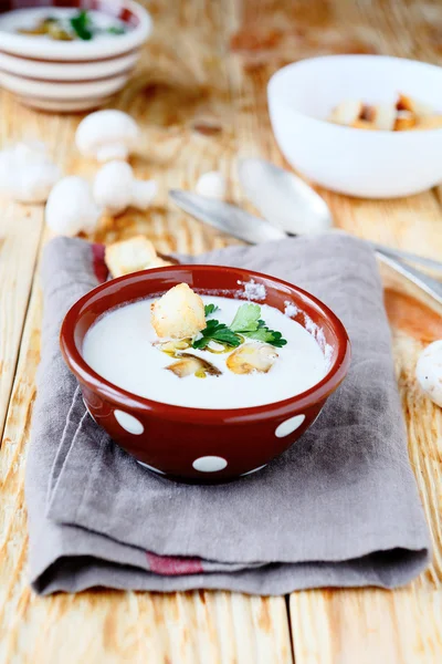 Mushroom soup puree — Stock Image Mushroom soup puree Stock Image