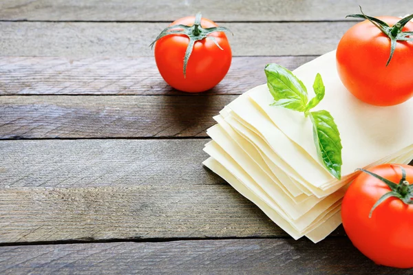 Ongekookt lasagne bladen — Stockfoto