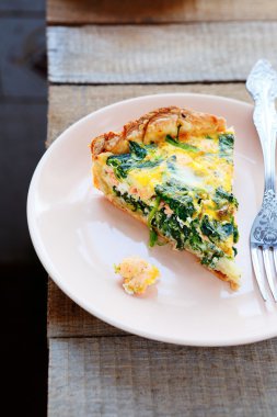rustik quiche somon ile