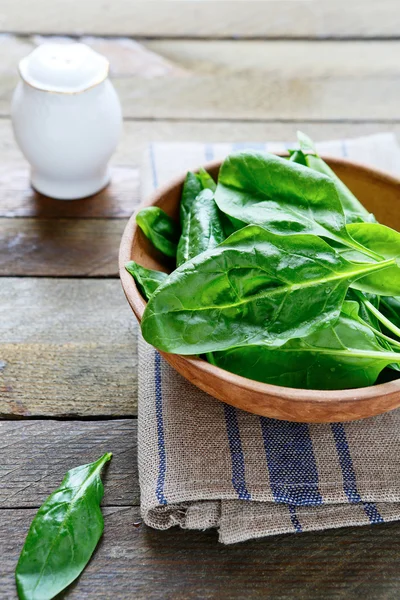 Juicy fresh spinach leaves — Stock Photo, Image