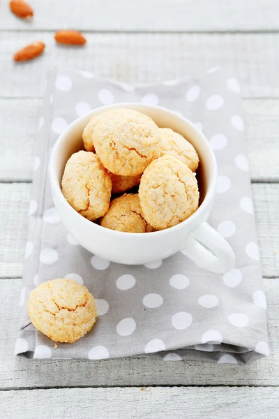 Cookies in a white cup — Stock Photo, Image