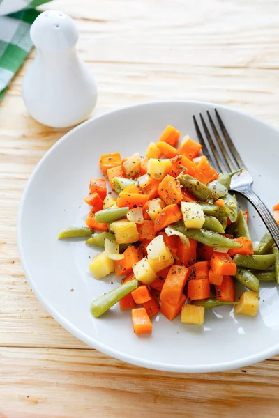 Roasted vegetables, food closeup — Stock Photo, Image