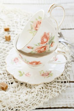 çay bardaklarından tarzı shabby chic