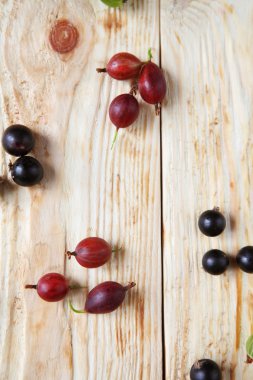 çilek kurullarında, üstten görünüm