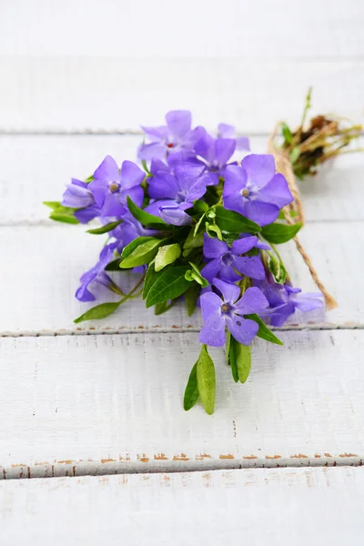Mooi boeket van blauwe bloemen — Stockfoto