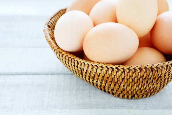 Ferske egg – stockfoto