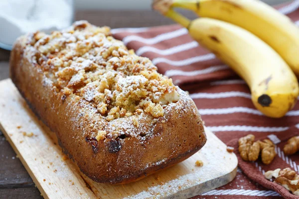 Bolo de banana — Fotografia de Stock