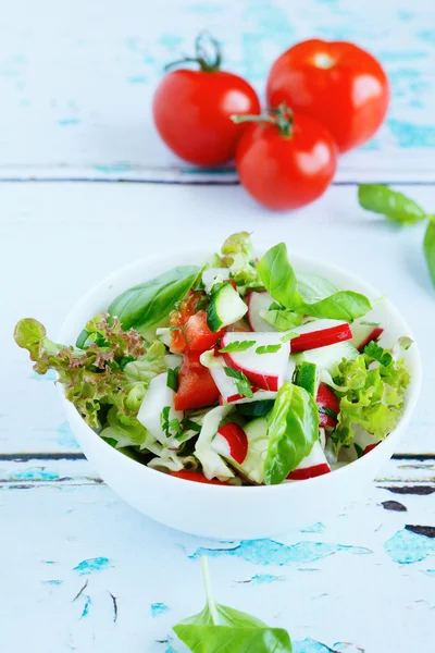 Sommar sallad med grönsaker — Stockfoto