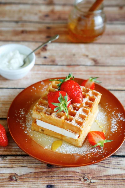 Belgische Waffeln — Stockfoto