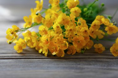 Küçük sarı çiçekler.