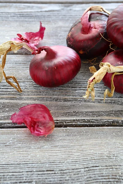 Bulbs red onion salad — Stock Photo, Image