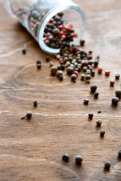 Wooden food background — Stock Photo, Image