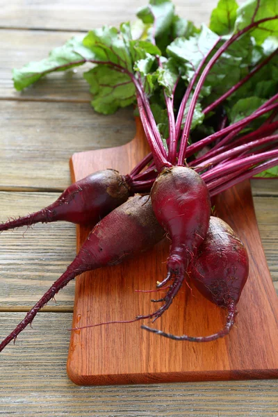 Fresh red beetroot roots — Stock Photo, Image