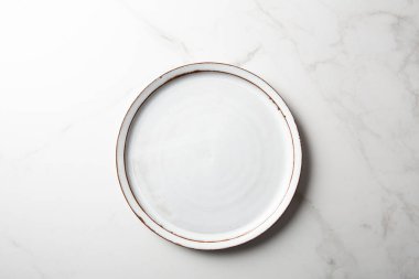 Açık yüzey gıda kavramının boş arsasının genel görünümü