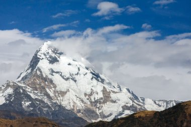 güzel manzara, annapurna aralığı, Himalaya Dağları, nepal