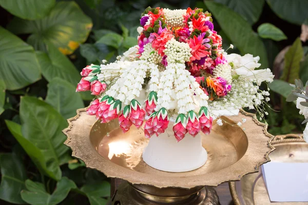Thai jasmin wedding garland — Stock Photo, Image