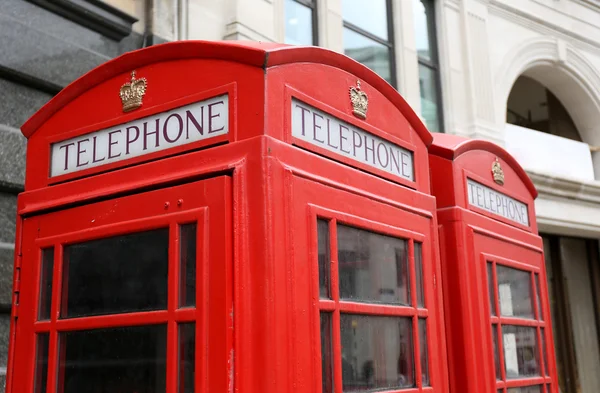 ロンドンの電話ブース ストック画像