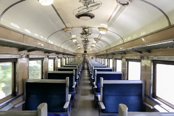 经典的火车座位 — 图库照片