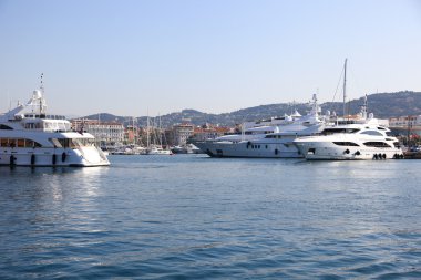 yat limanında cannes, Fransız riviera, Fransa