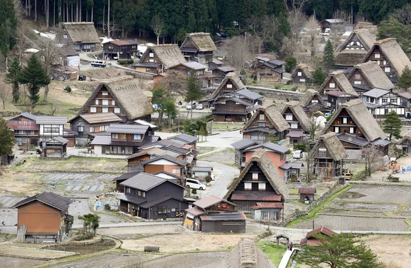 Shirakawago Património Mundial, Japão — Fotografia de Stock