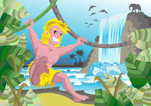 Tarzan — Image vectorielle