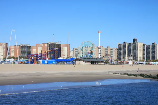 Coney island wybrzeża — Zdjęcie stockowe