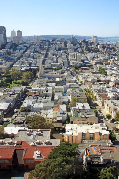 Widok z lotu ptaka na San Francisco — Zdjęcie stockowe