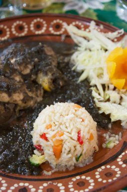 Meksikalı köstebek de huitlacoche