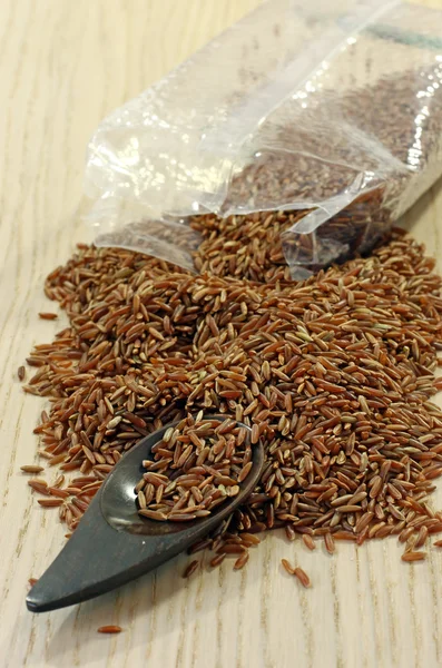 Bruin ermes rijst — Stockfoto