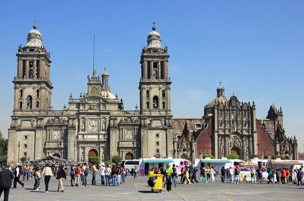 Zocalo, mexikanische stadt — Stockfoto