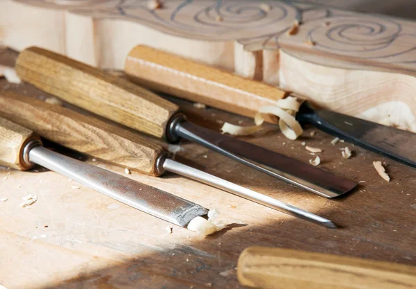 Holzwerkzeuge — Stockfoto